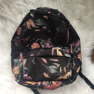 Vans floral backpack